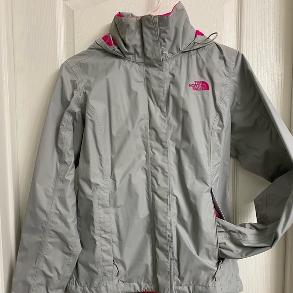 The North Face Grey and Pink Lightweight Jacket - Picture 1 of 6